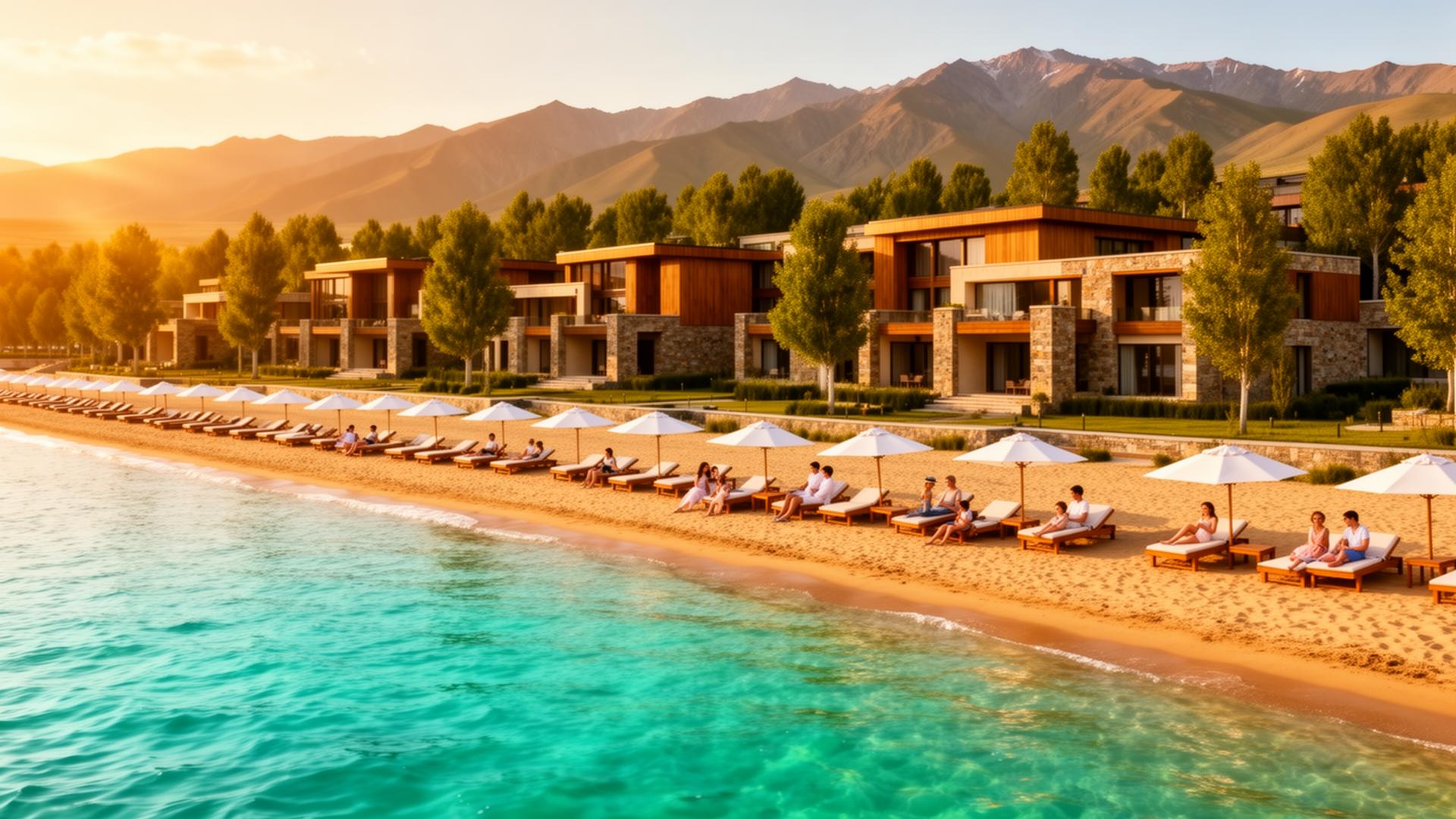 Пляжные отели на озере Алаколь – Robinzon Resort Alakol